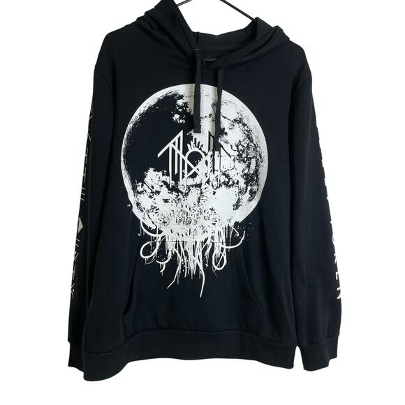 Sleep Token Trinity Hoodie Sweatshirt Medium Unisex Black White Graphic Concert - Picture 1 of 10